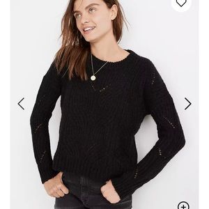 New black Madewell sweater